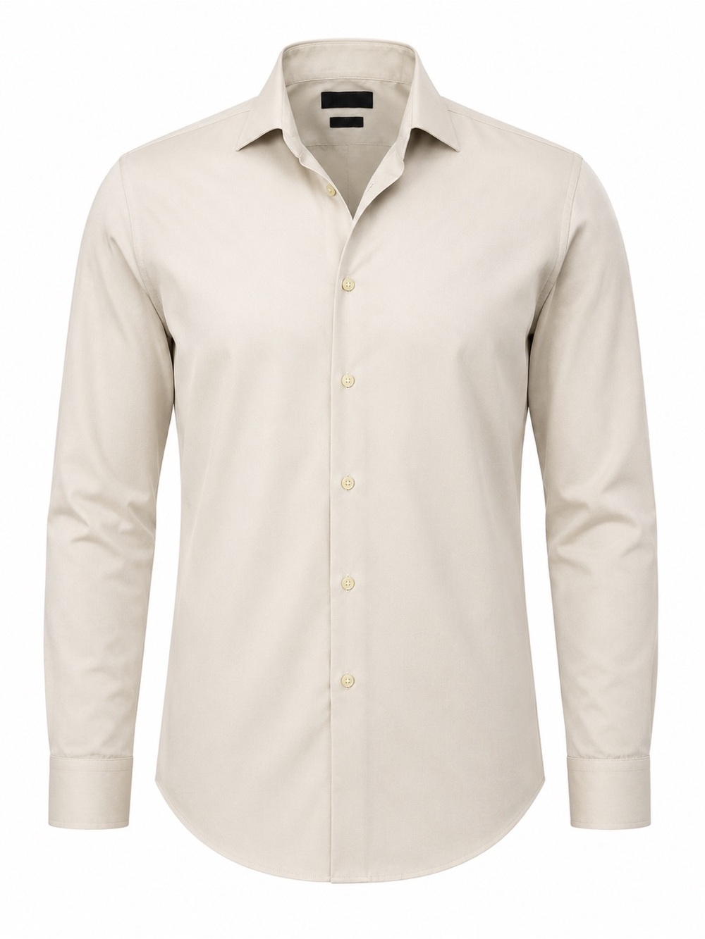 Calvin Klein Mens Extreme Slim Fit Non Iron Button Up Shirt Beige Tan 15 32/33